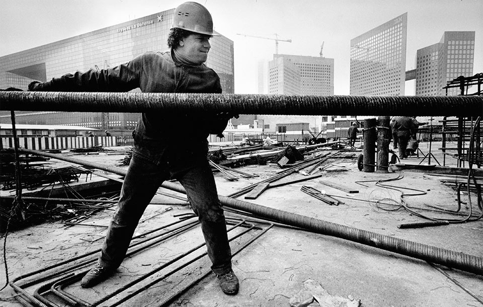 Chantier de la Grande arche de la D fense Mus e de l histoire de