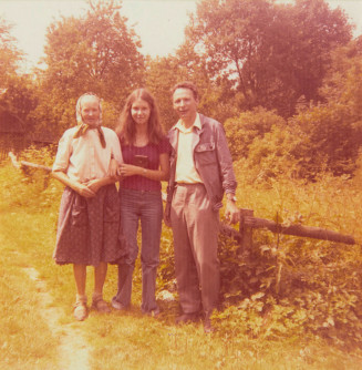 Sylviane Drvar et sa famille tchèque, 1975