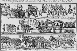 Fête de l’inauguration du chemin de fer de Rouen à Paris le 3 mai 1843 © Collection Roger-Viollet