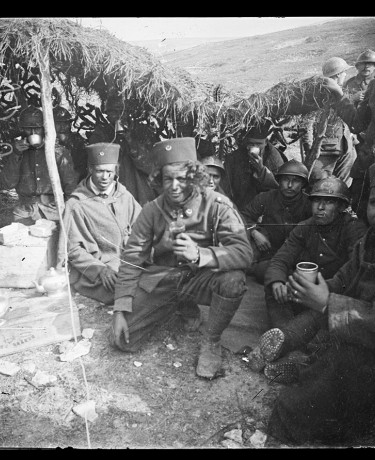 Albert Samama-Chikli, Devant Verdun, Ravin des Vignes, cantonnement de troupes marocaines. 13 mars 1918