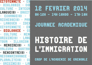 Affiche de la Journée académique au CRDP de Grenoble