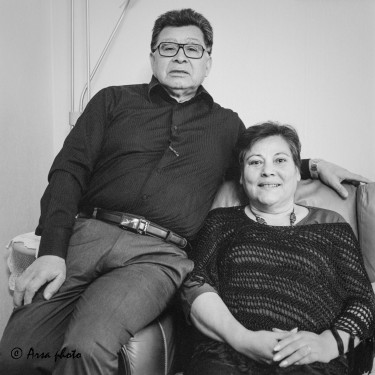 Portrait d'Hugo et de Maria Elena